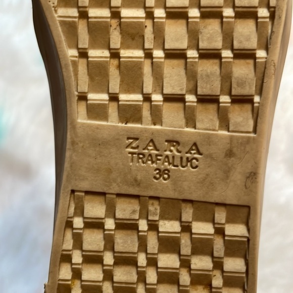 ZARA Snakeskin Slip On Shoes - Picture 7 of 8